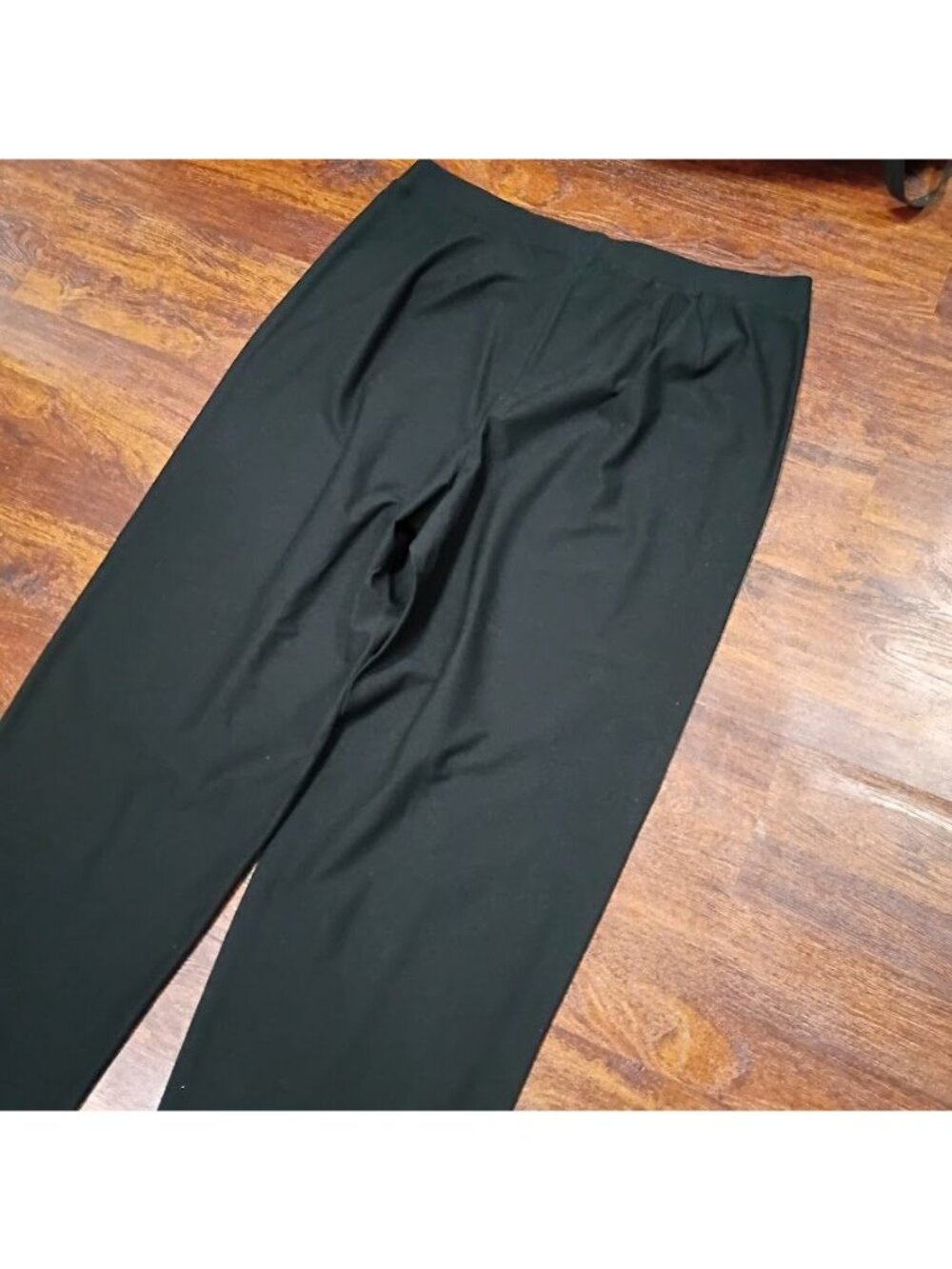 Eileen Fisher Womens Washable Stretch Crepe Straight Pants Black Size 1X Oeko - Picture 14 of 14